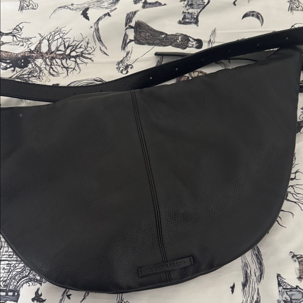 Black Leather Women's Bag - Picture 3 of 4